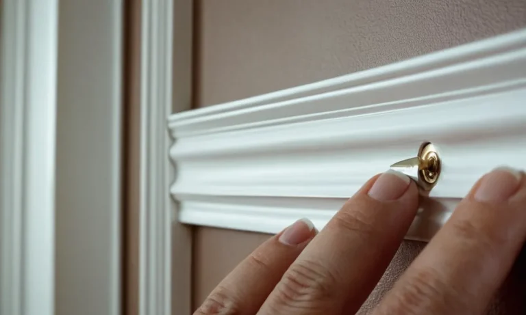 How To Fill Nail Holes In Trim