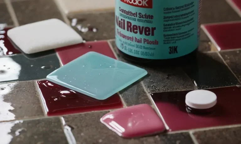 How To Get Nail Polish Off Tile: A Complete Guide