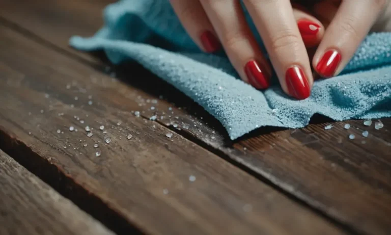 How To Get Nail Polish Remover Off Wood