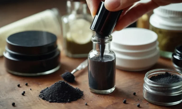 How To Make Black Nail Polish From Scratch