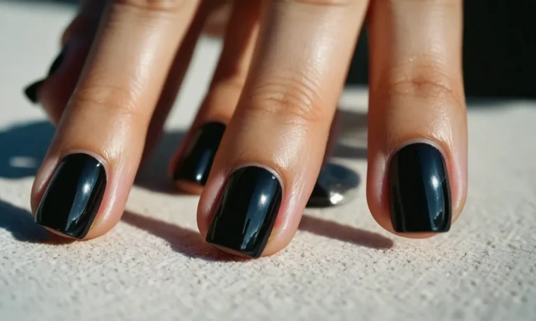 What Does Black Nail Polish Mean On A Girl?
