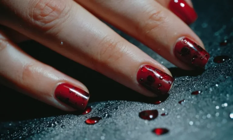 What To Do When You Break An Acrylic Nail And It Bleeds