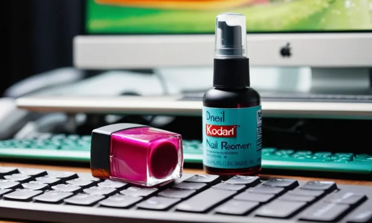 Can I Use Nail Polish Remover To Clean Electronics?