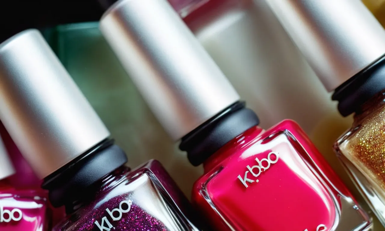 A close-up shot of nail polish bottles, showcasing a clear top coat being applied as a base coat, capturing the potential versatility and creativity in nail art.