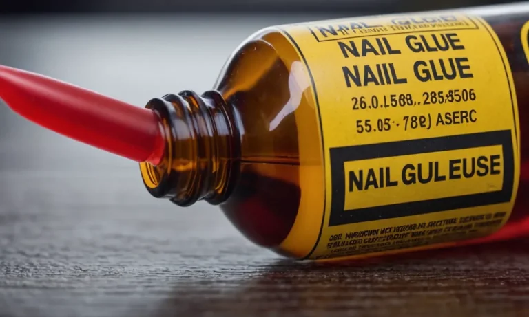 Can Nail Glue Kill You? A Detailed Look At The Dangers