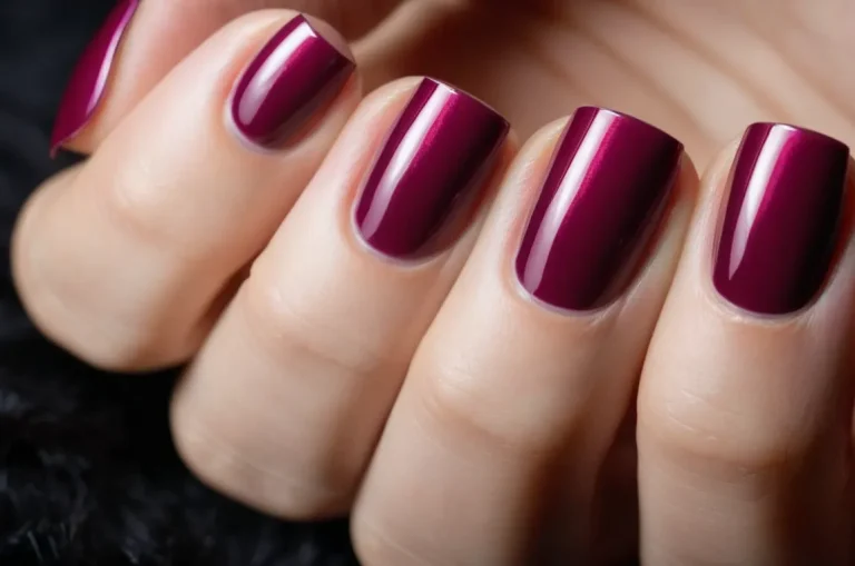 The Complete Guide To Dark Pink Gel Nail Polish