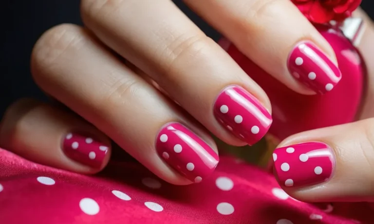 Everything You Need To Know About Hot Pink And White Nails