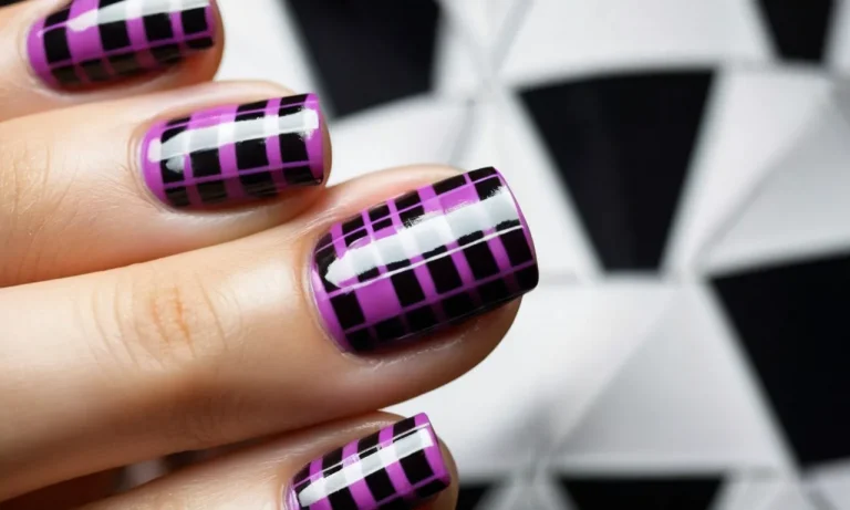 How To Get Checkered Nails: A Step-By-Step Guide
