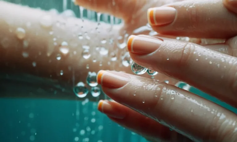 How To Protect Your Nails While Showering