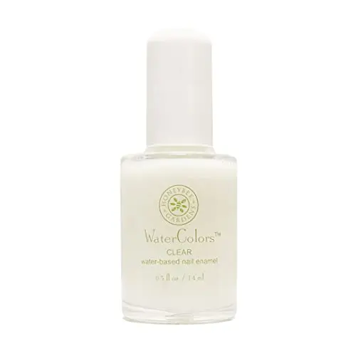 Honeybee Gardens Water-Based clear nail enamel bottle