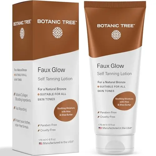 Botanic Tree Self Tanner lotion with organic ingredients