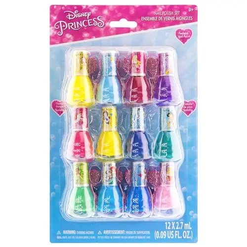 Townley Girl Disney Princess nail polish set with 12 colors and nail separators