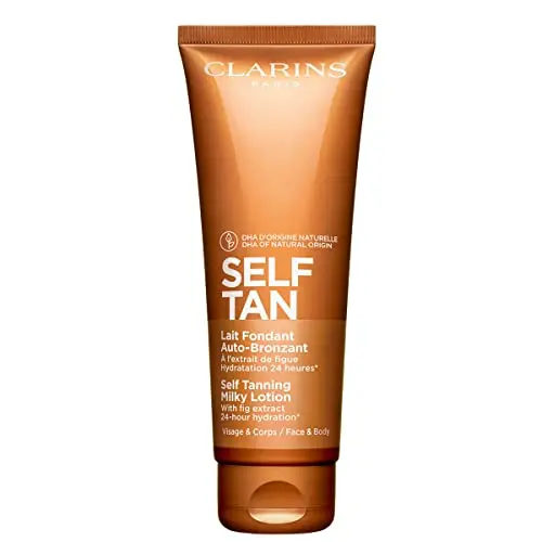 Clarins Self Tanning Milky Lotion bottle