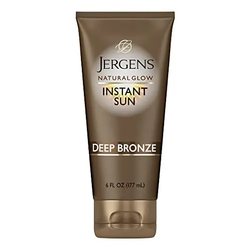 Jergens Natural Glow Instant Sun tanning moisturizer + bronzer bottle