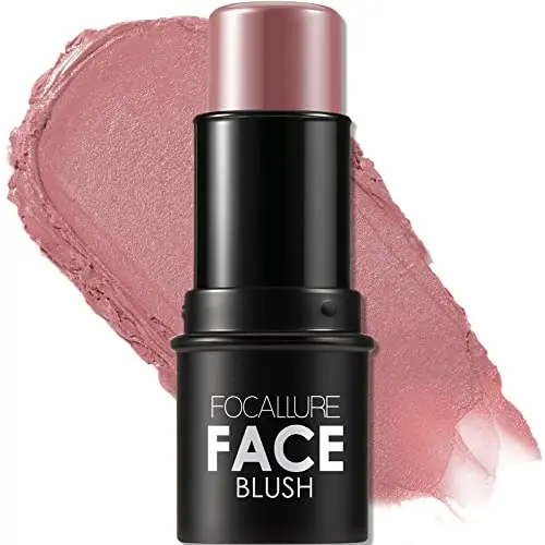 FOCALLURE Cream Blush Stick in Rose Flush