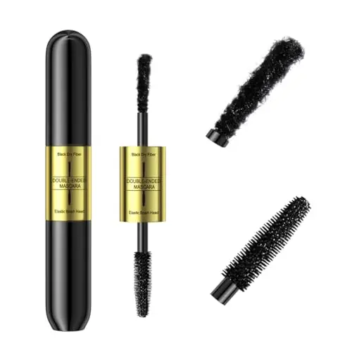 Linble dual-ended fiber-infused mascara with fiber and cream ends
