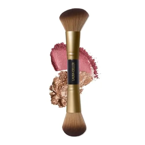 LAURA GELLER NEW YORK Dual-Ended Blush and Bronzer Brush for sculpting and blending