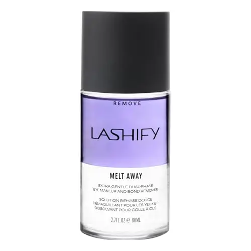Lashify Melt Away dual-phase makeup remover bottle
